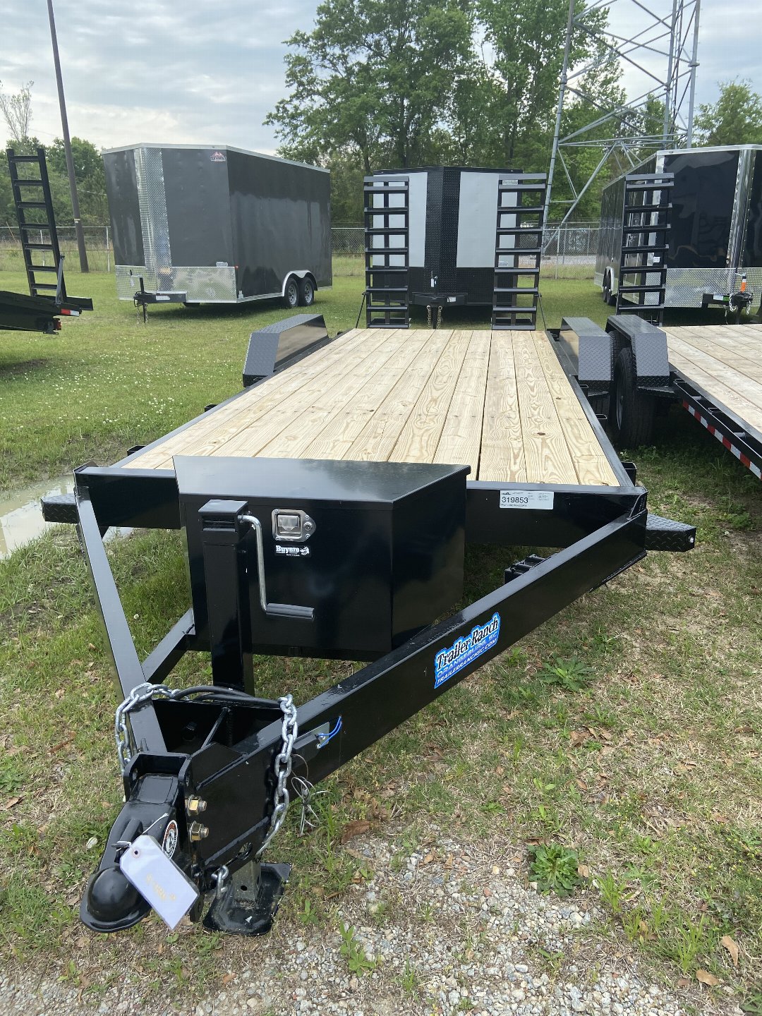 New 2024 Hawke Trailers 7x20' Wood Deck Equipment Trailer Orangeburg