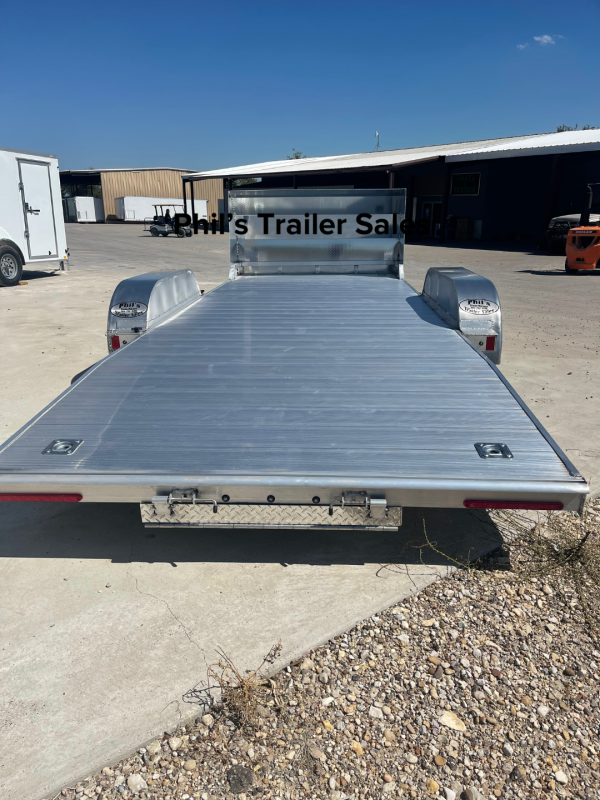 New 2023 MISSION 20' ALL ALUMINUM CAR HAULER OPEN Utility Trailer AIR