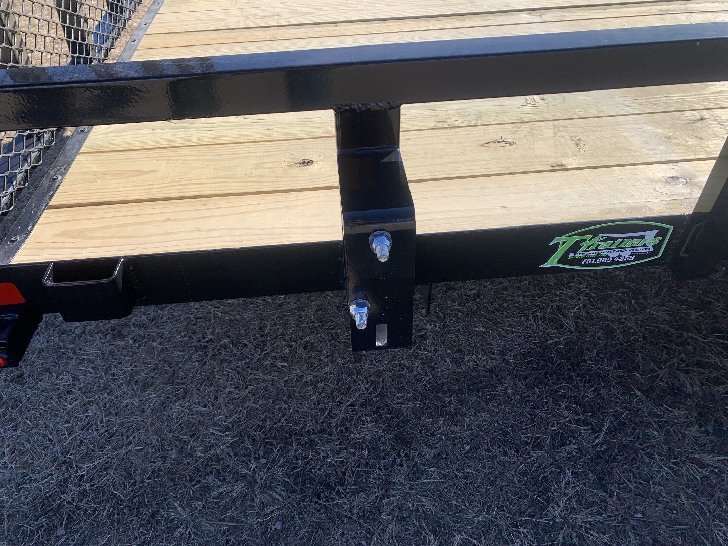 New NEW 2024 H&H 82x14 STEEL ATV/UTV Utility Trailer with ATV Side