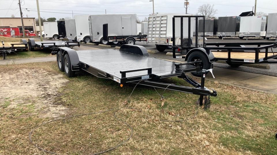 New 2024 P & T Trailers 18' steel deck Car Hauler Marmora New Jersey