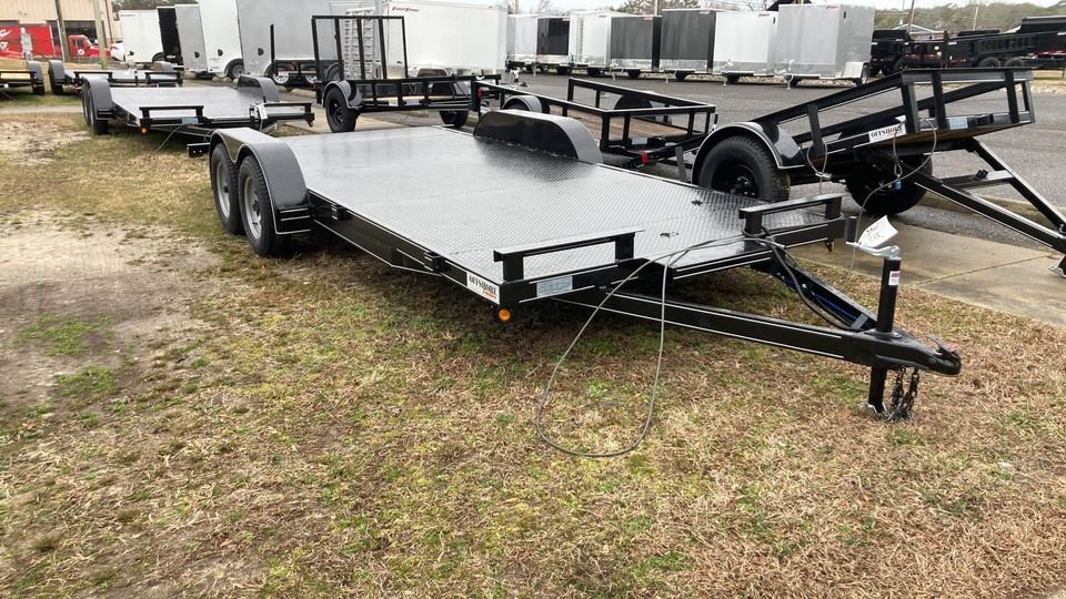 New 2024 P & T Trailers 18 steel deck Car Hauler Marmora New Jersey