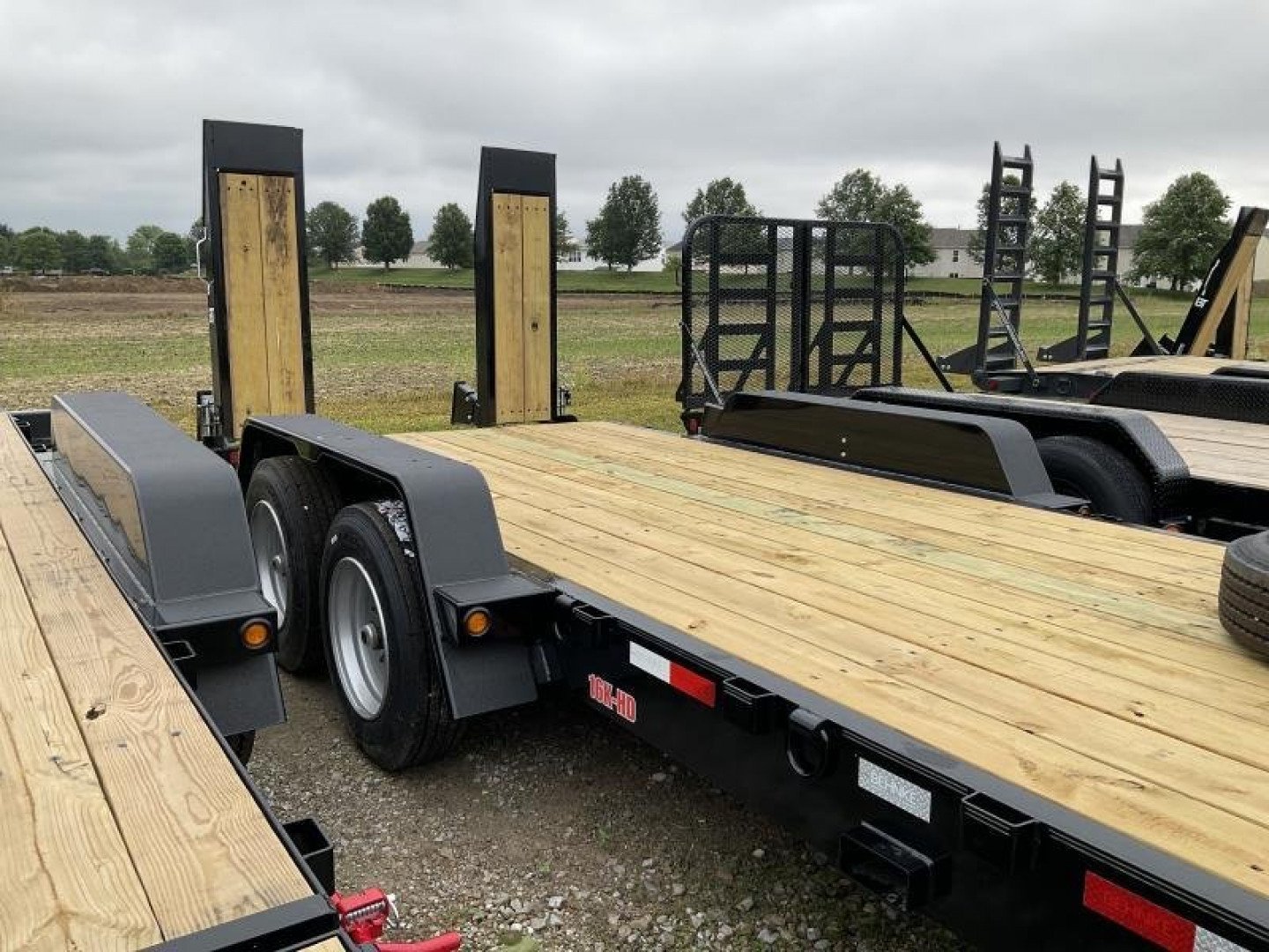 New 2023 Behnke CBCT1414E-S Equipment Trailer 83X14 TA WOOD FILLED RAMPS (GVW:14000)