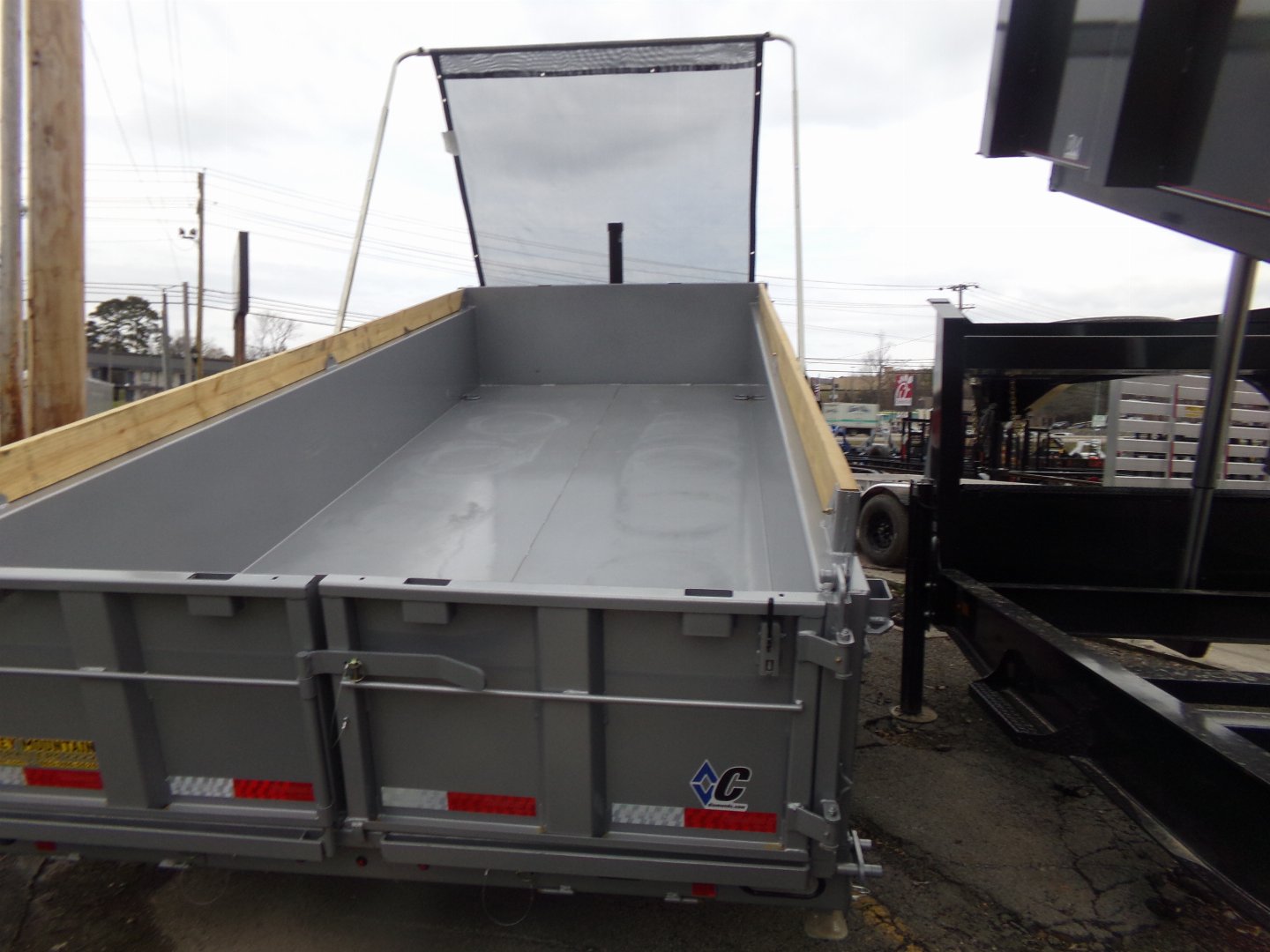 New 2024 Diamond C Trailers LPT 208 PACESETTER 16FT SILER Dump Trailer