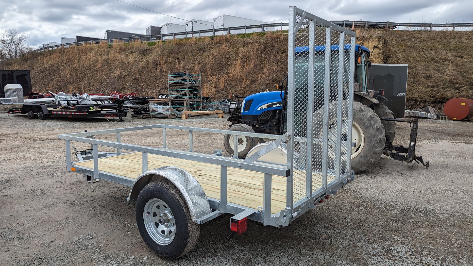 New 2024 Load Rite 5x10 ALL GALVANIZED Utility Mount Pleasant