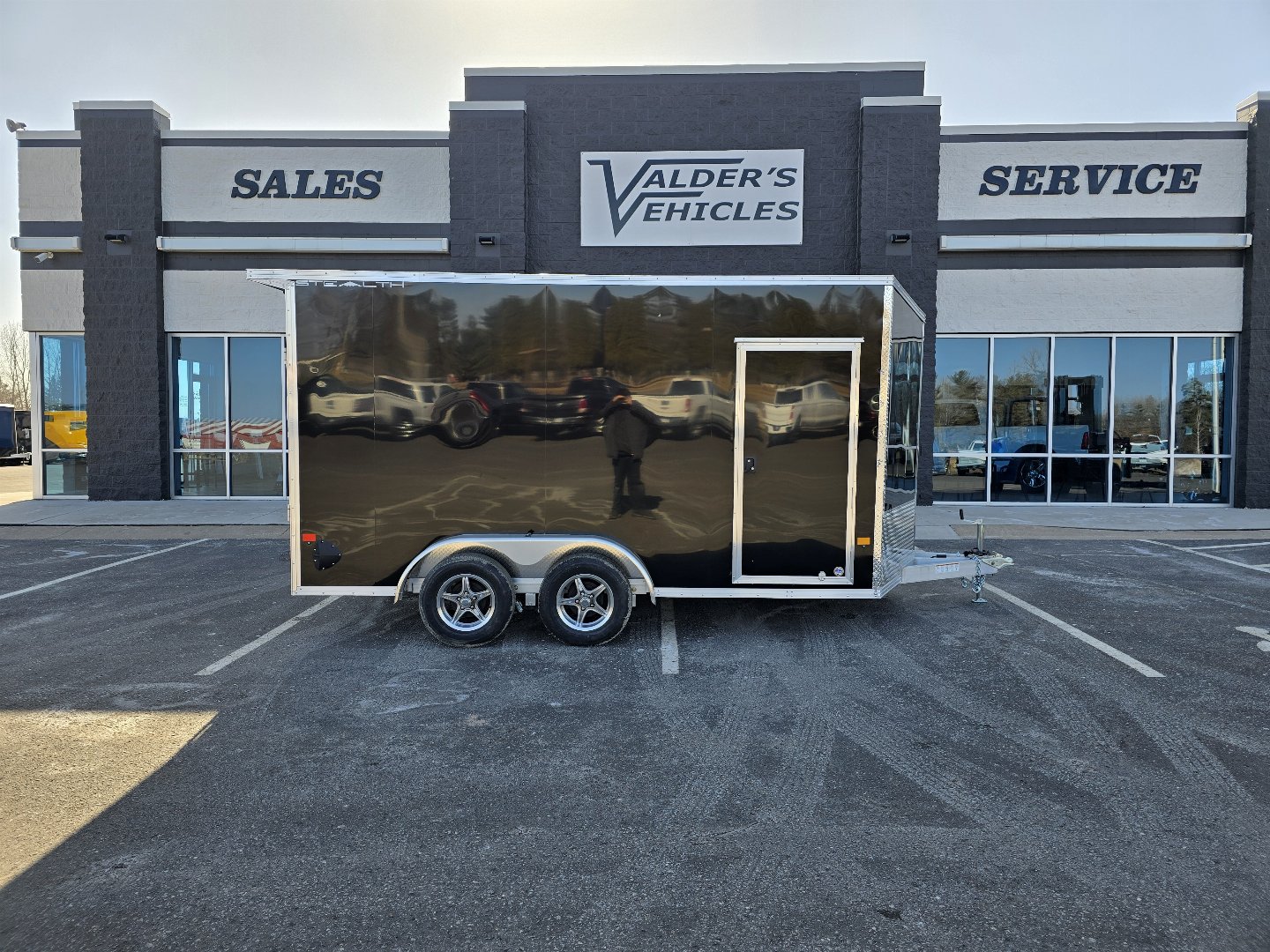 New 2024 CargoPro Trailers 7.5 X 14 STEALTH V NOSE Cargo / Enclosed