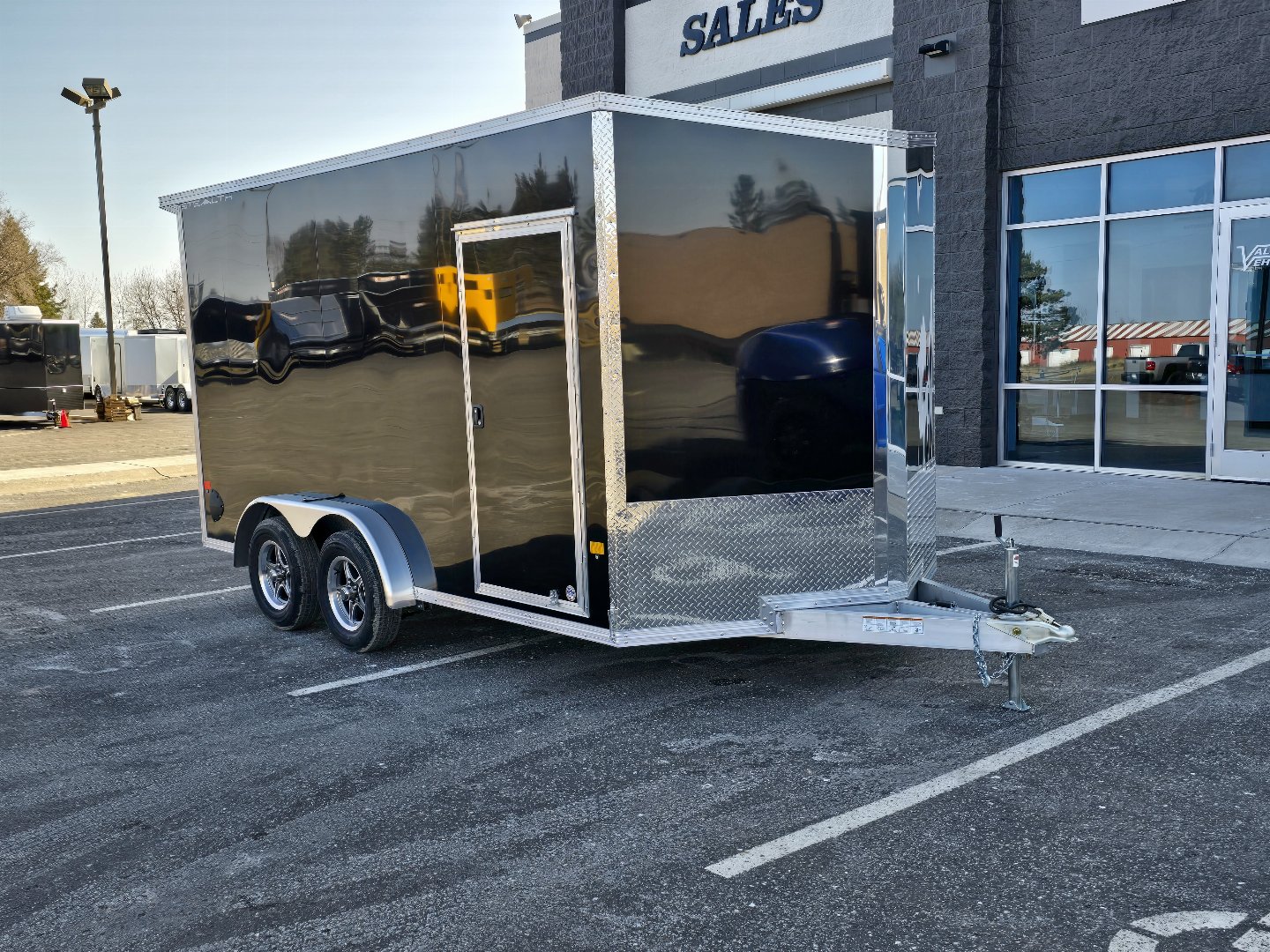 New 2024 CargoPro Trailers 7.5 X 14 STEALTH V NOSE Cargo / Enclosed