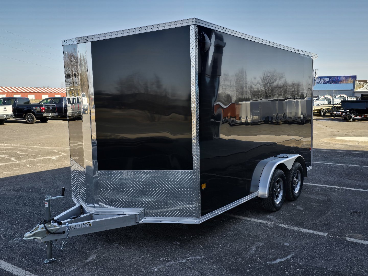 New 2024 CargoPro Trailers 7.5 X 14 STEALTH V NOSE Cargo / Enclosed