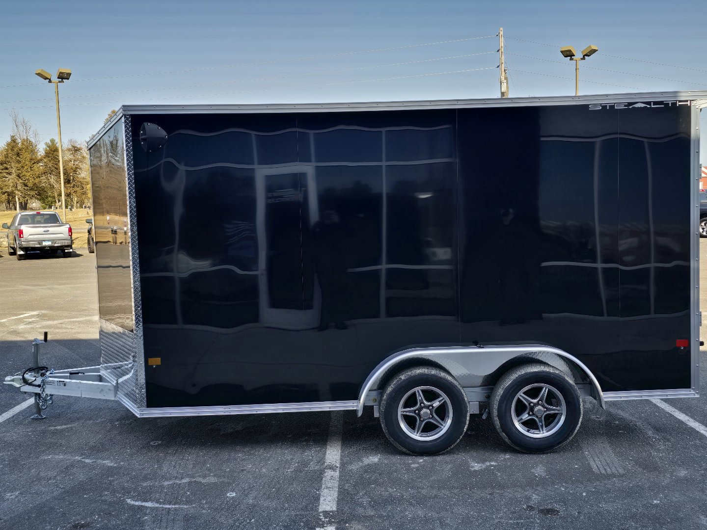 New 2024 CargoPro Trailers 7.5 X 14 STEALTH V NOSE Cargo / Enclosed