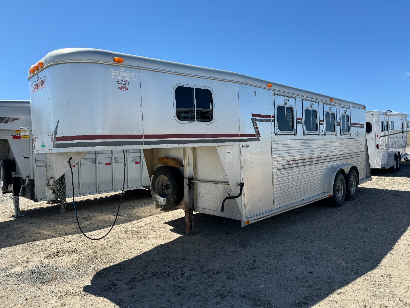 Used 1994 Sooner 4H GN Horse Trailer Three Forks Montana