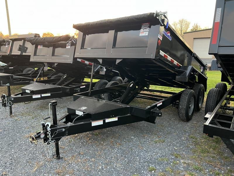 New 2024 HAWKE TRAILERS Hawke 6X12 HD Low Pro 10000 Lb Dump Free Tarp Kit Dump Trailer