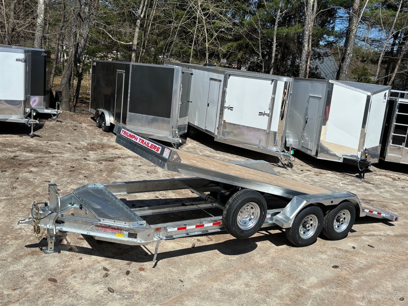 New 2024 TRIUMPH TRAILERS 7x20 Tilt Trailer Goffstown New Hampshire