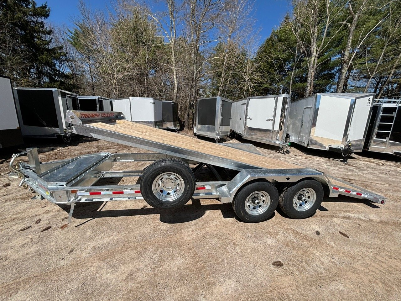 New 2024 TRIUMPH TRAILERS 7x20 Tilt Trailer Goffstown New Hampshire