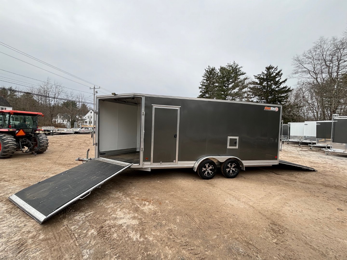 Used USED* 2020 SnoPro 7.5x18 + 5ft V nose/ 7' Interior Height/Torsion