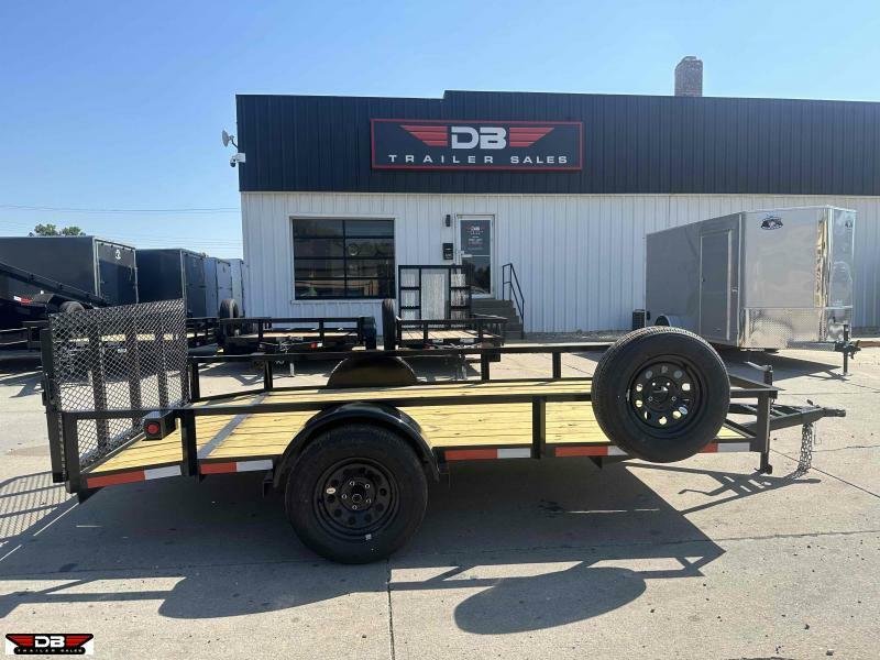 New 2023 KL Trailers 76x12 Single Axle Utility Trailer Norfolk Nebraska