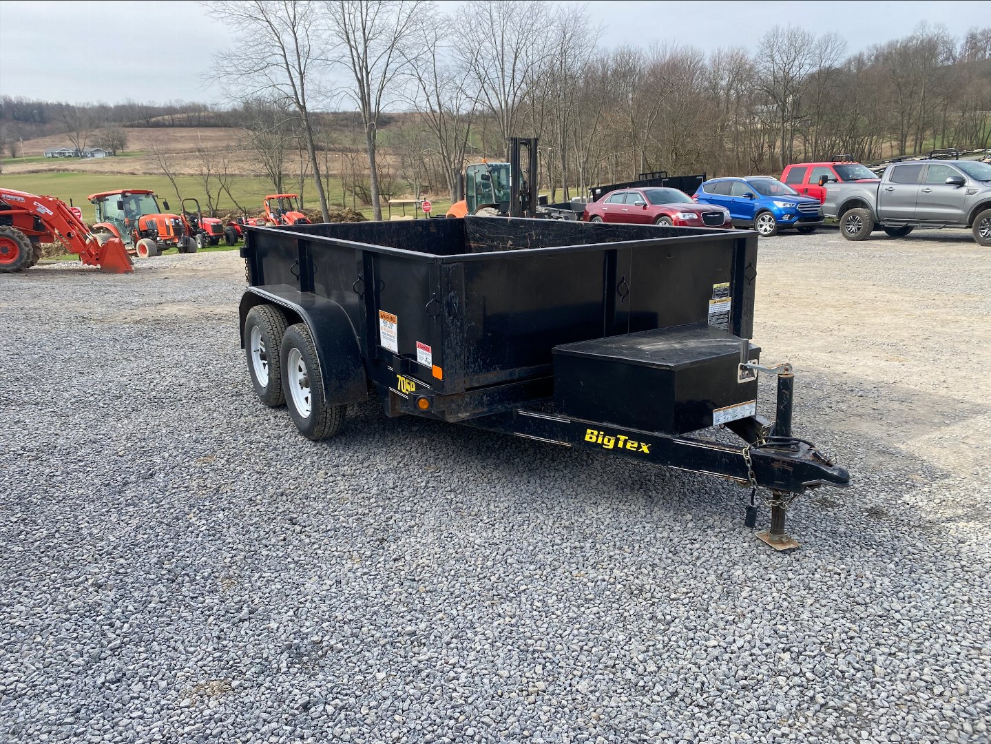 Used USED Big Tex Trailers 70SR 6x10' Low Profile Dump Trailer 7000