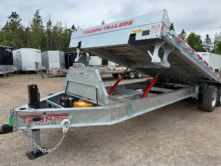 New 2025 Triumph 24' HD Deckover TILT Trailer 20,000LB