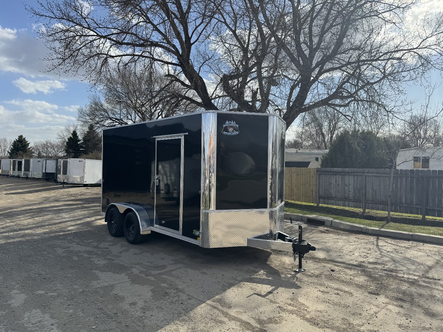 New 2025 Bighorn R&M 7x16 + 2’V SUPERIOR QUALITY Rear Ramp Enclosed