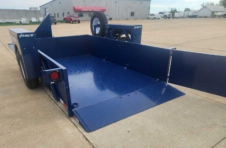 New 2024 Air Tow 75 X12' GROUND LEVEL LOADING UTILITY Specialty Trailer