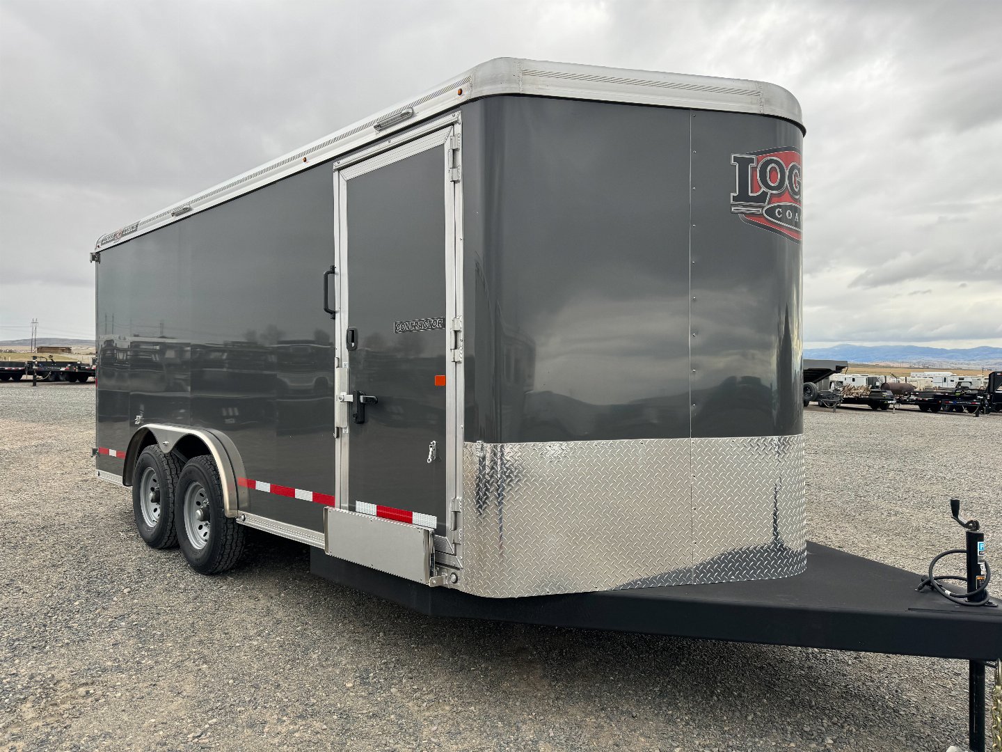 New 2024 LOGAN COACH 16' Contractor Cargo / Enclosed Trailer Three