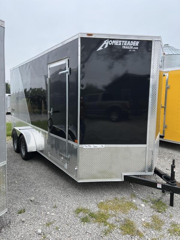 New 2024 HOMESTEADER TRAILER 7 x 16 Tandem Axle OHV Pkg Cargo