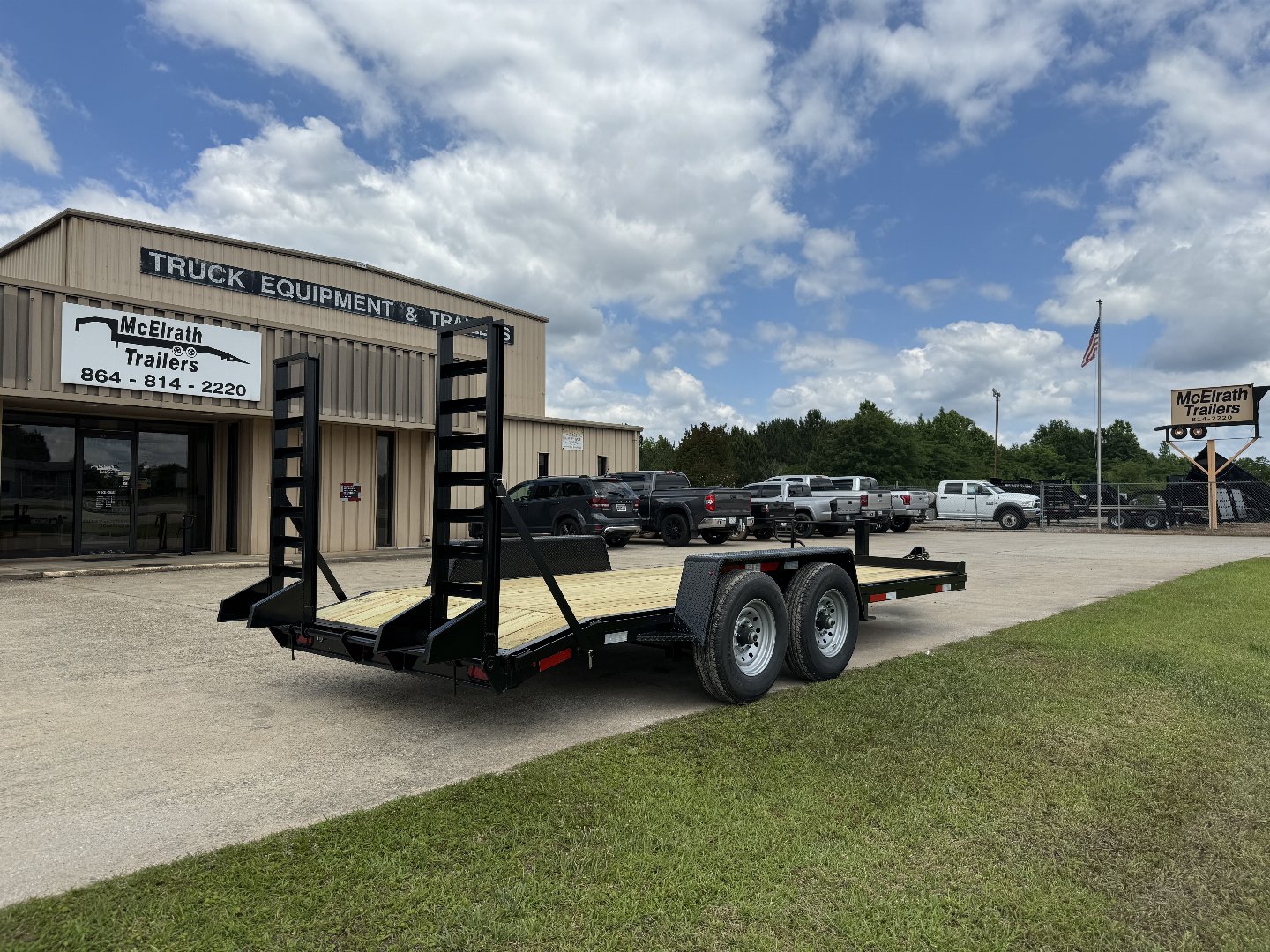New 2024 MCELRATH TRAILERS 718BC7T Equipment Trailer