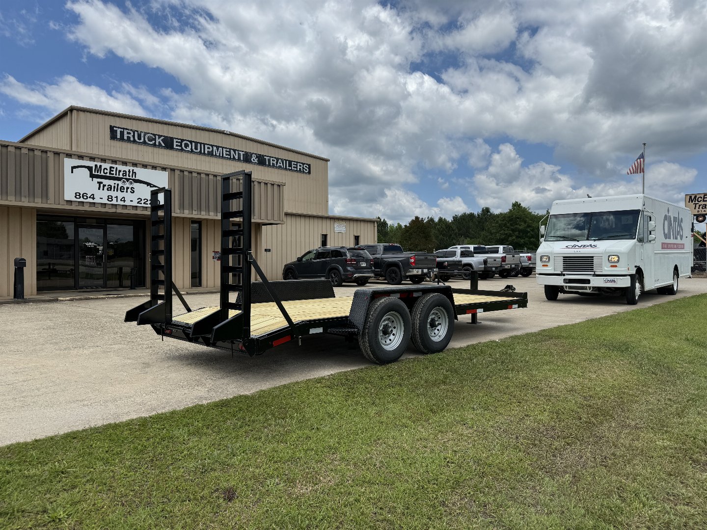 New 2024 MCELRATH TRAILERS 718BC7T Equipment Trailer