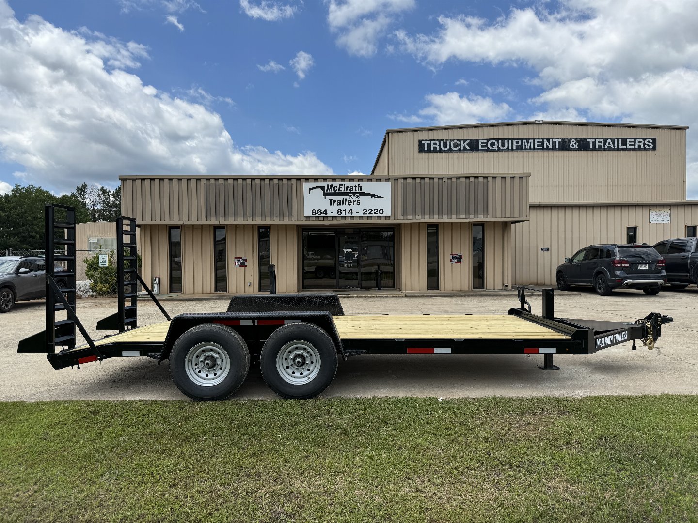 New 2024 MCELRATH TRAILERS 718BC7T Equipment Trailer