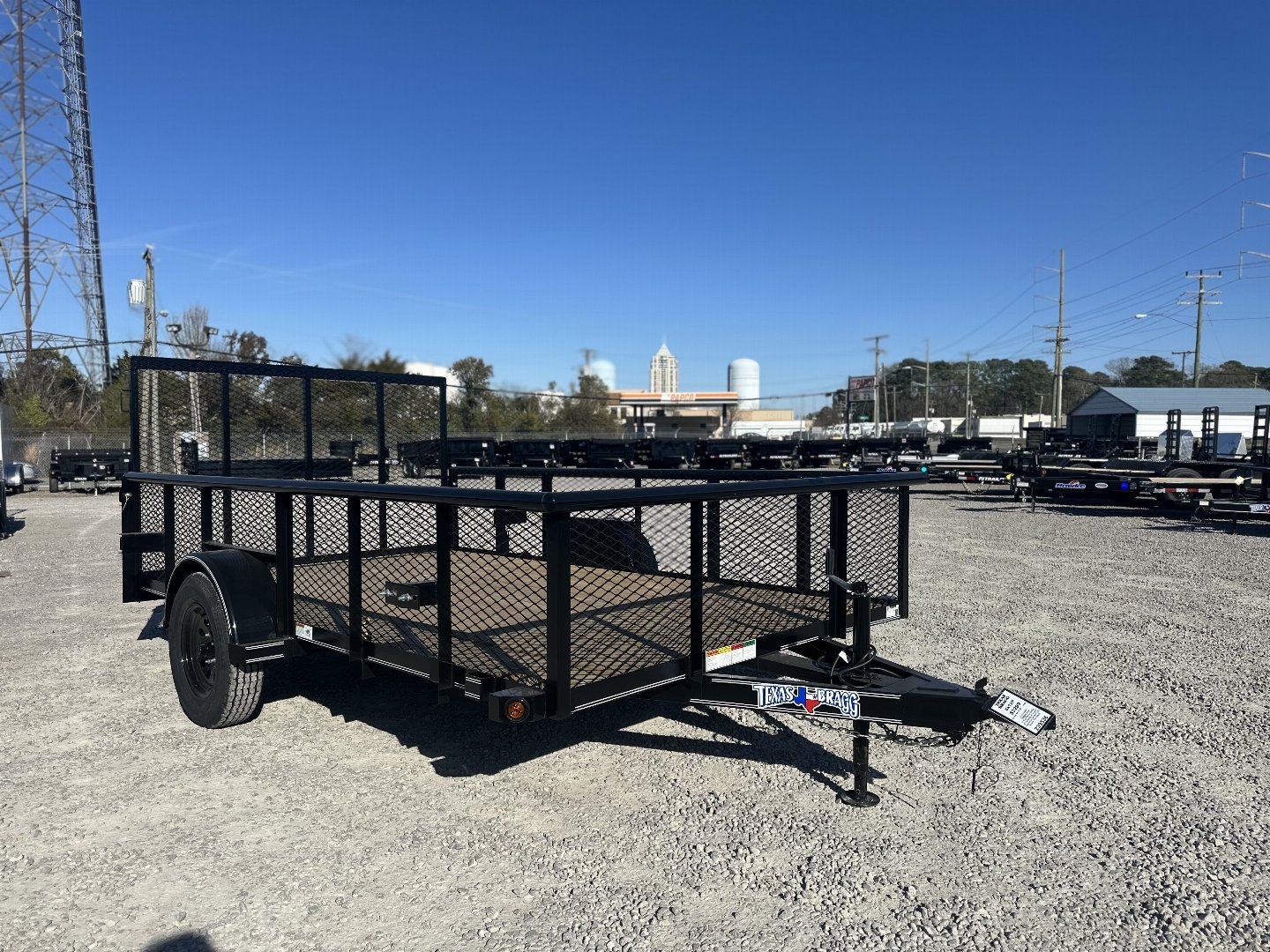 New 2024 TEXAS BRAGG TRAILERS 6x12P w/ 2ft Expanded Sides and Gate