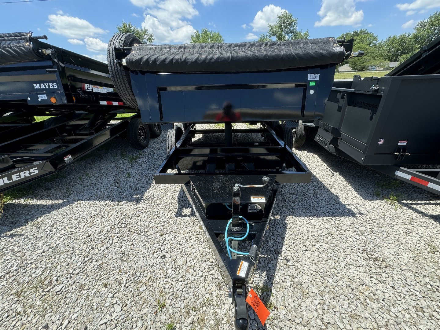 New 2024 PJ Trailers D3121 Dump Trailer 72X12 TA (GVW9899) BLACK New