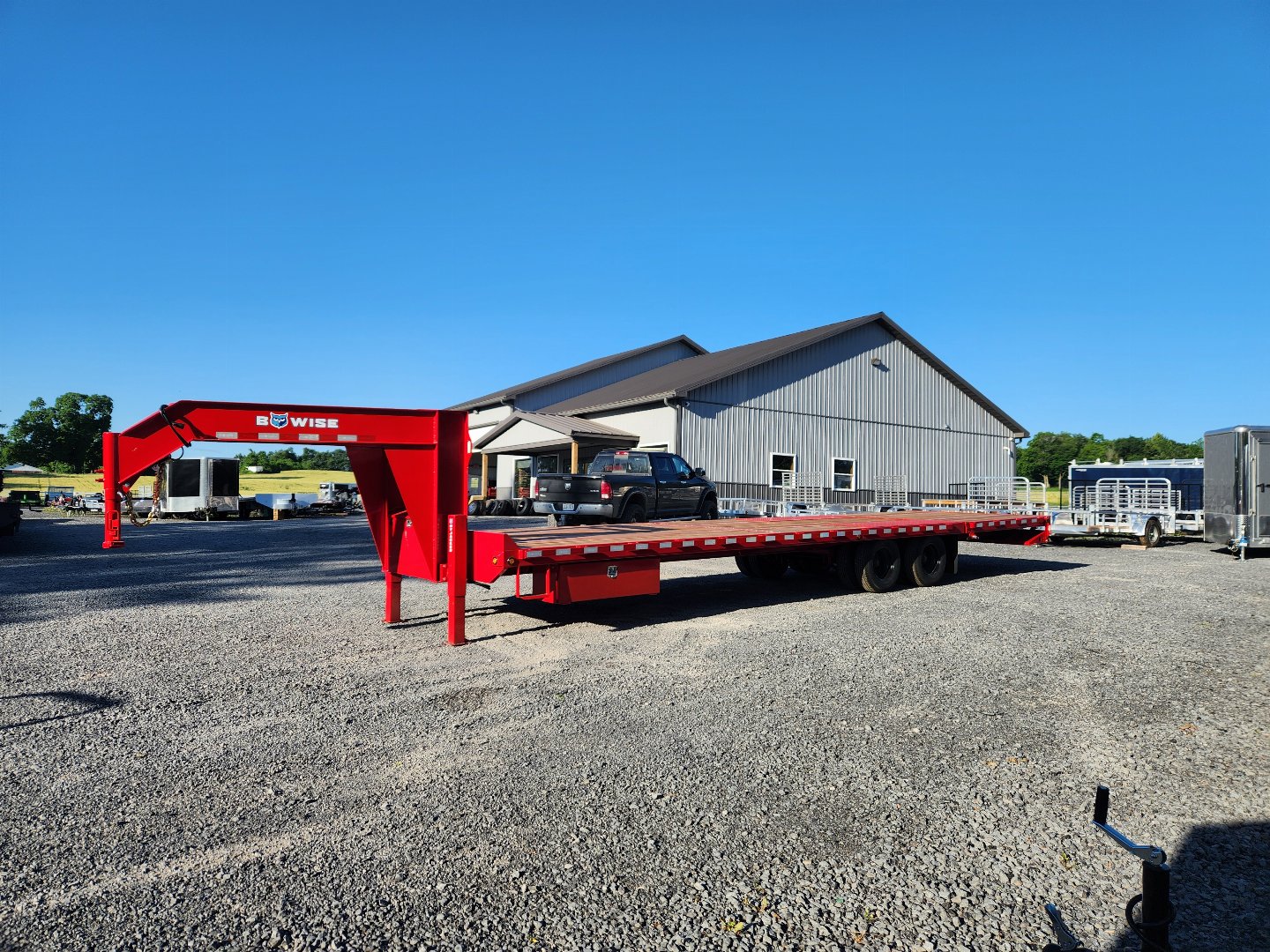 New 2024 BWISE EDG3225 Equipment Trailer Penn Yan New York