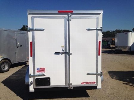 New 2025 6X12 CARGO TRAILER W/ DOUBLE REAR DOORS