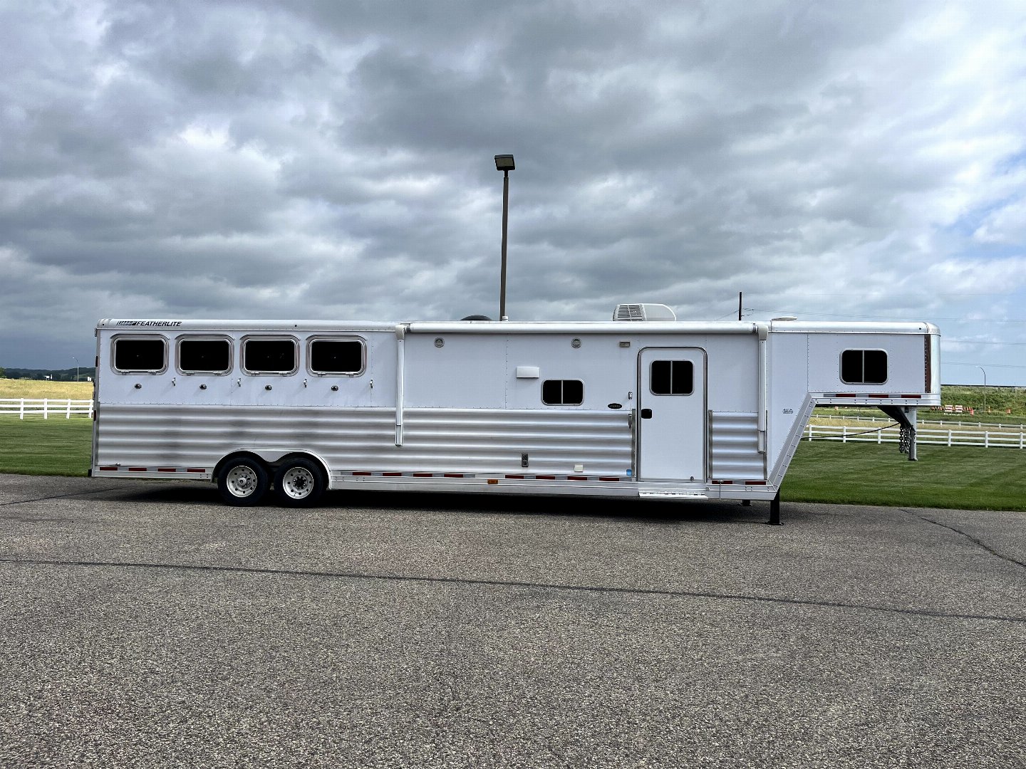 Used 2016 Featherlite Trailers 4H 16' LQ Horse Trailer Randolph Minnesota