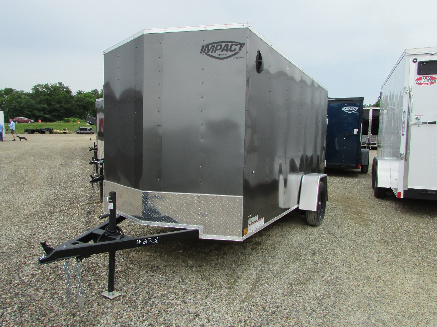 New 2024 impact trailers impact cargo enclosed trailer milan michigan