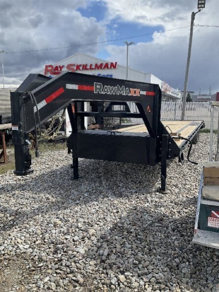 New 2024 RawMaxx FDXSS36GN16K Equipment Trailer 102X36 TA SINGLES (GVW:12000) MAXX RAMPS