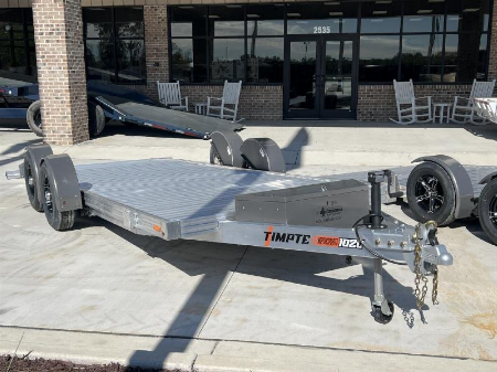 New BRAND NEW ALUMINUM Timpte Motorsports 81 X20' Racing Trailer with Electric Drop Axles & 10K GVWR