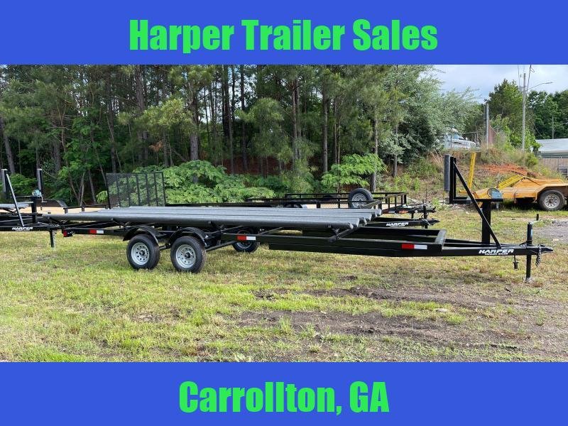 New 2024 24' HEAVY DUTY TRITOON TRAILER 7K WITH BRAKES Carrollton