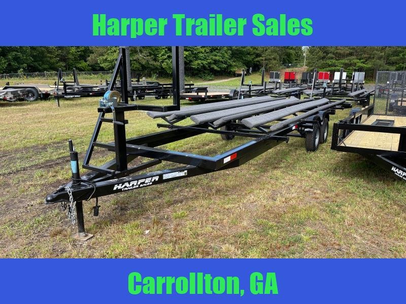 New 2024 24' HEAVY DUTY TRITOON TRAILER 7K WITH BRAKES Carrollton