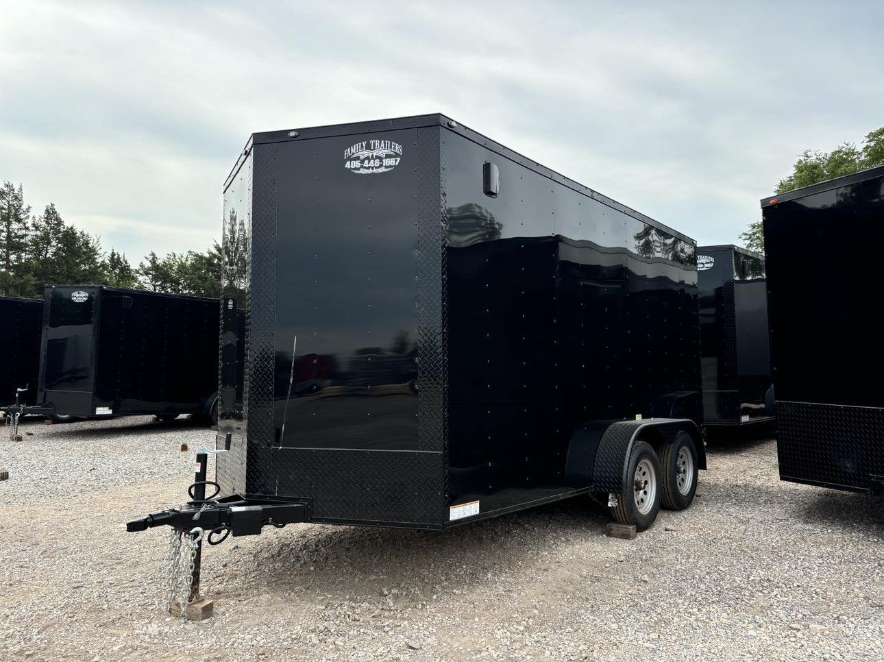 New 2024 FGT 7x14TA Cargo / Enclosed Trailer