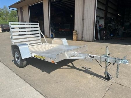 New 2026 Aluma Trailers 548 Aluminum Utility Trailer w/ Ramp - 2000# GVWR