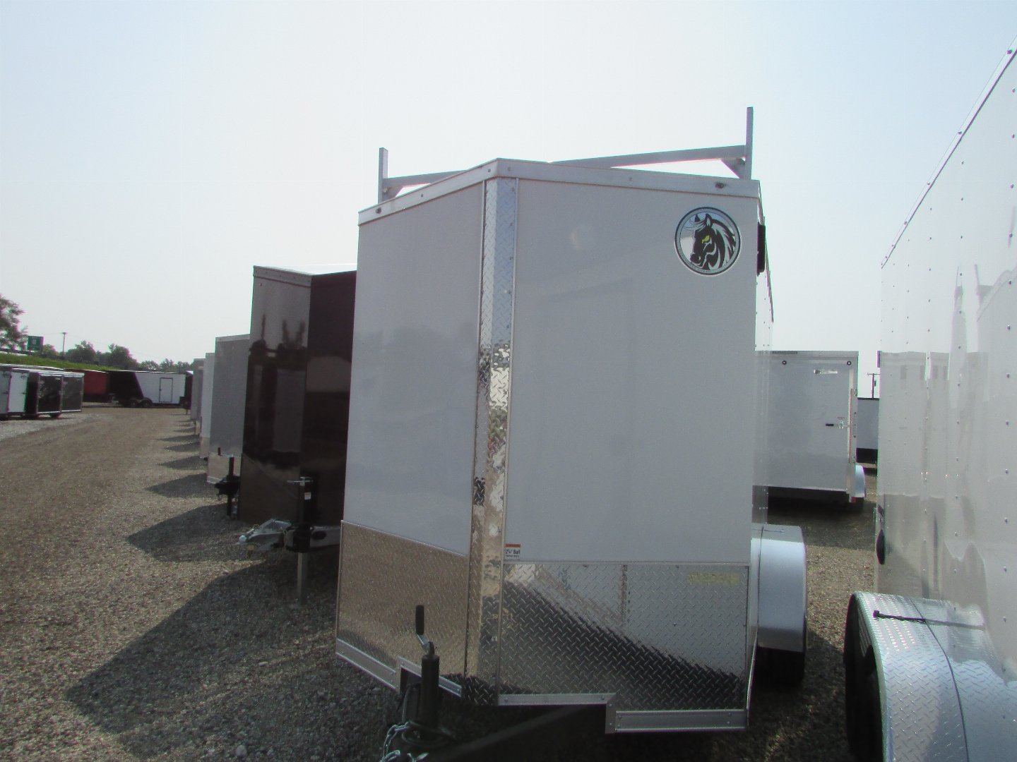 New 2024 Darkhorse Cargo 6' X 12' R ENCLOSED TRAILER WITH 6" EXTRA