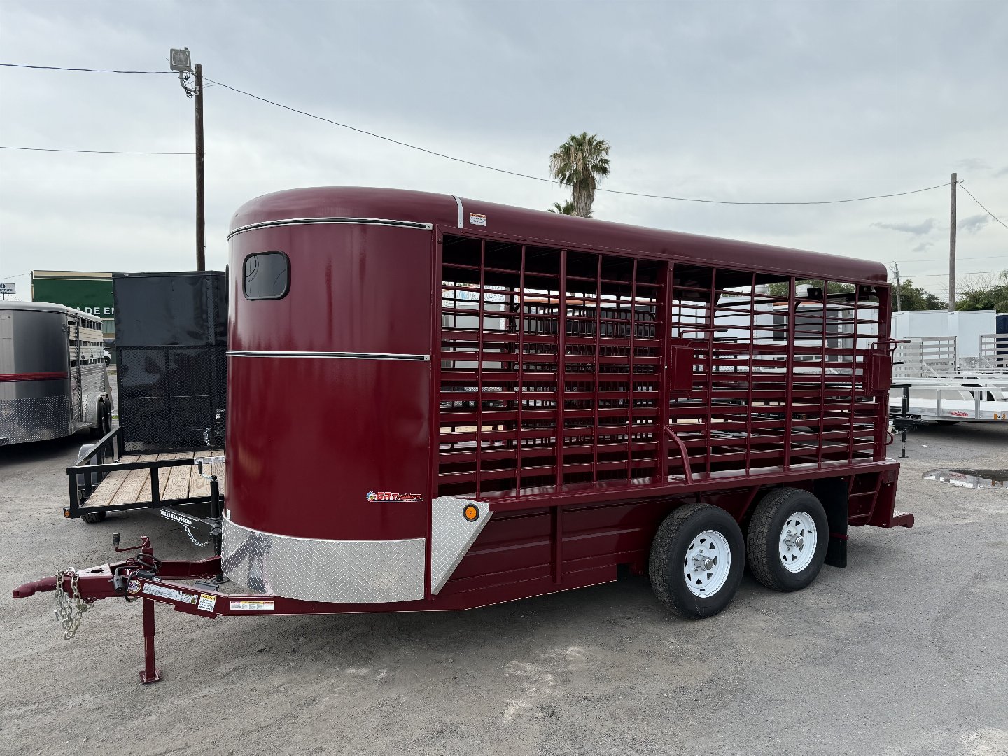 New 2025 GR Trailers 16FT LIVESTOCK Stock / Stock Combo Trailer