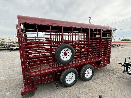 New 2025 GR Trailers 16FT LIVESTOCK Stock / Stock Combo Trailer