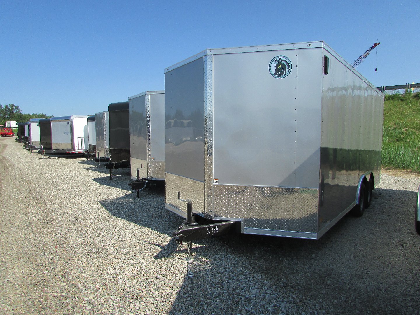 New 2025 Darkhorse Cargo 8' X 18' 7K GVWR ENCLOSED TRAILER WITH 7