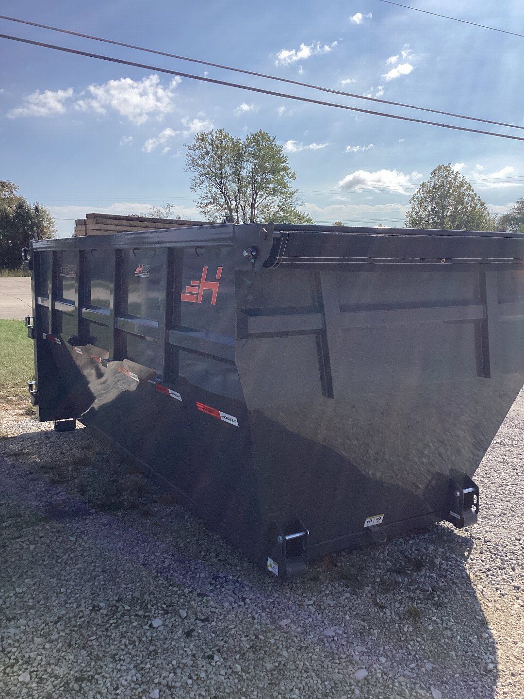 New Horizon Trailers HDZ 6' ROLL OFF BIN Dump Bin 20 YARD