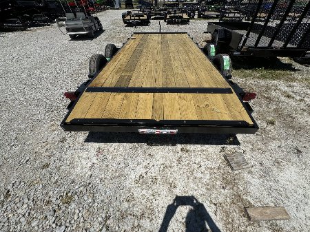 New 2025 AMO UT162 Car Hauler 82X16 TA DOVETAIL (GVW:7000) SLIDE IN RAMPS