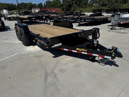 New 2025 BIG TEX TRAILER MANUFACTURING, LLC 14FT 16' Heavy Duty Tilt Trailer