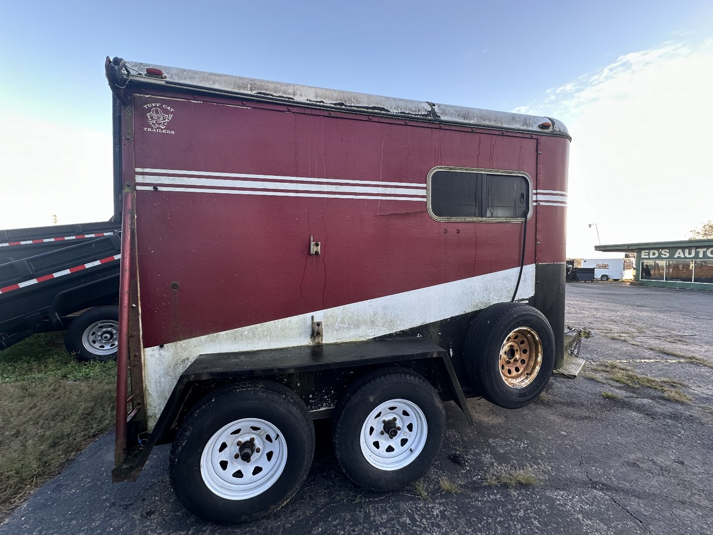 Used 1994 TUFF CAT HORSE / STOCK TRAILER