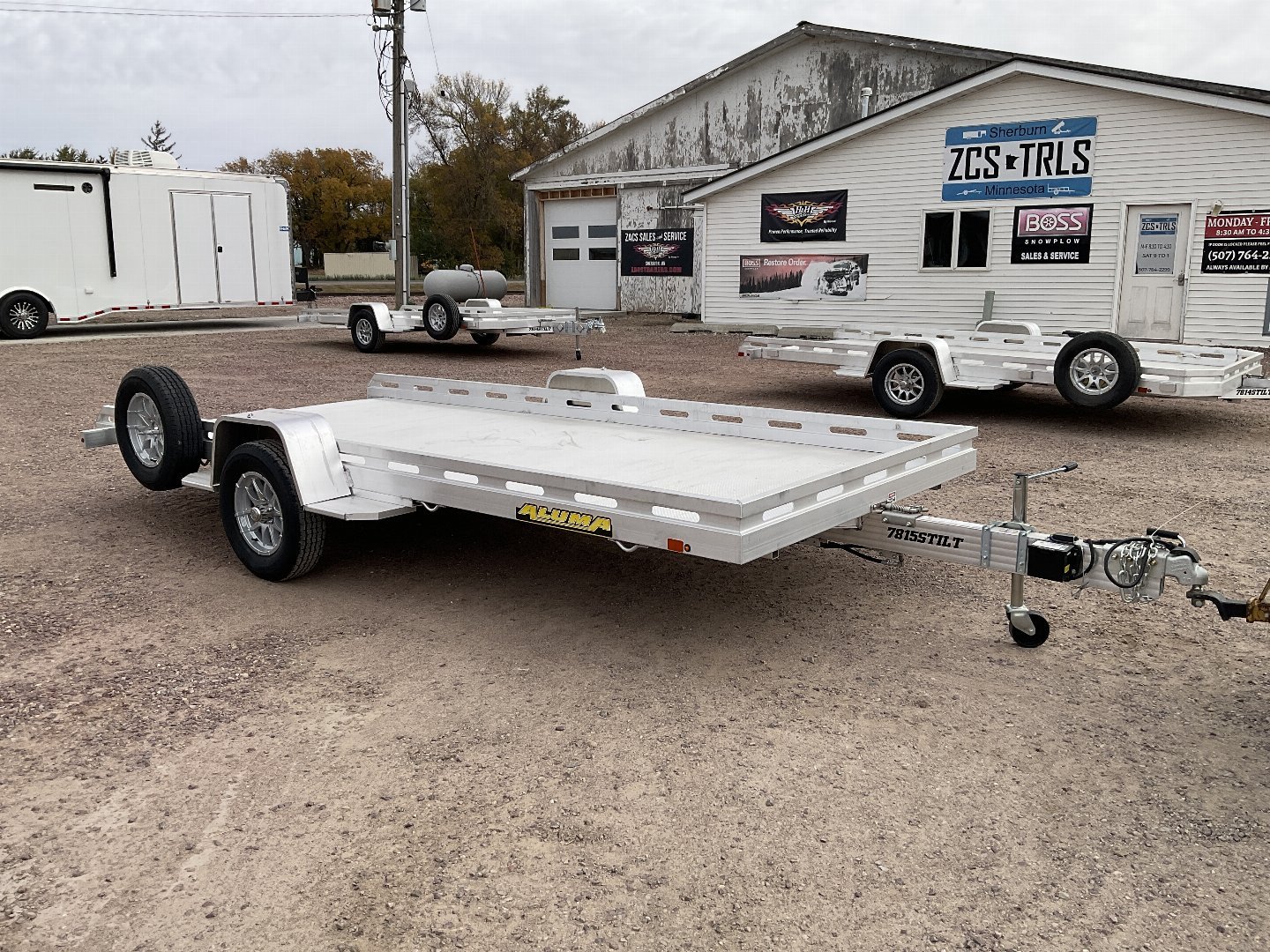 New 2025 Aluma 7815TILT-S-EL Utility Trailer