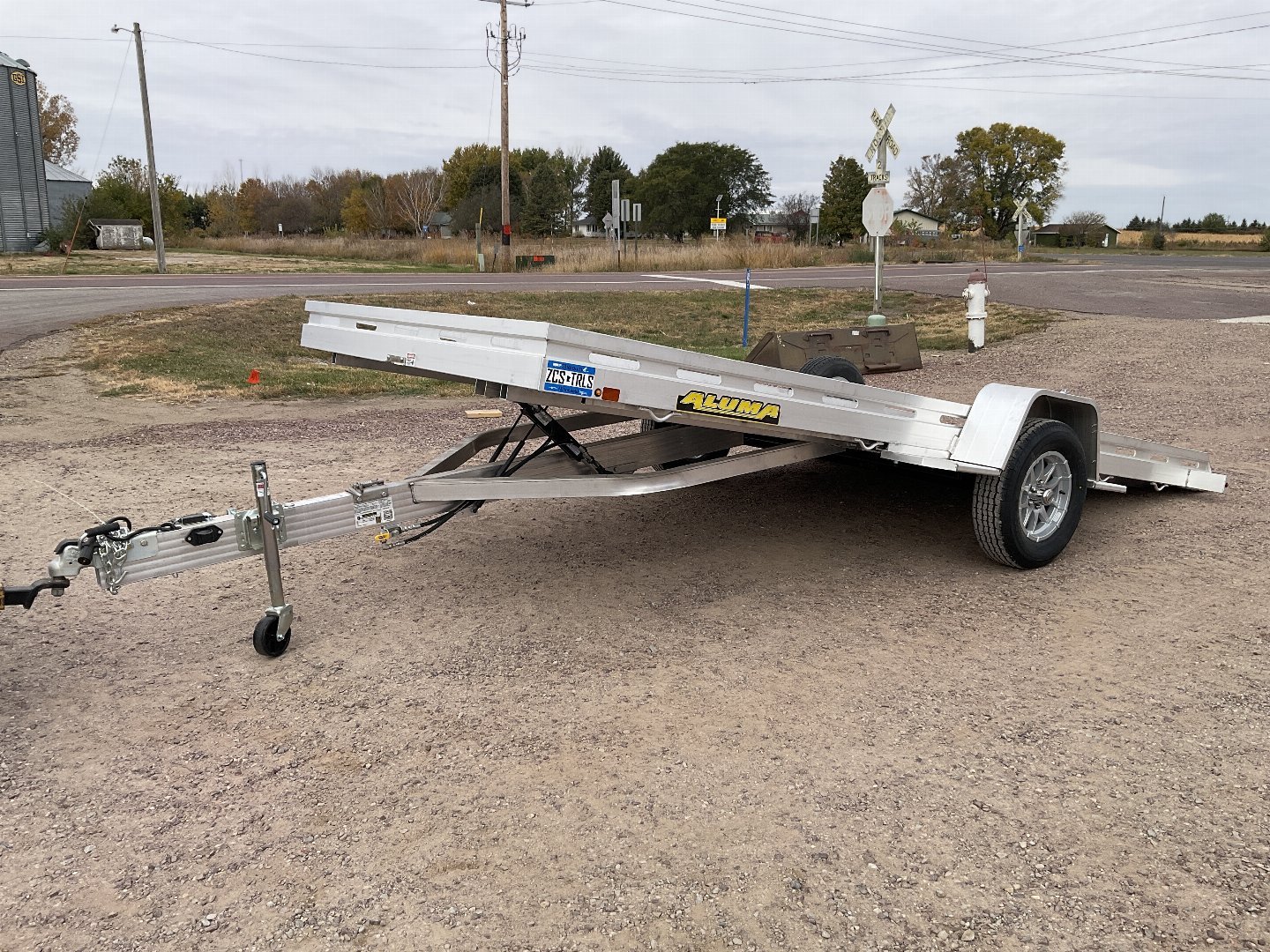 New 2025 Aluma 7815TILT-S-EL Utility Trailer