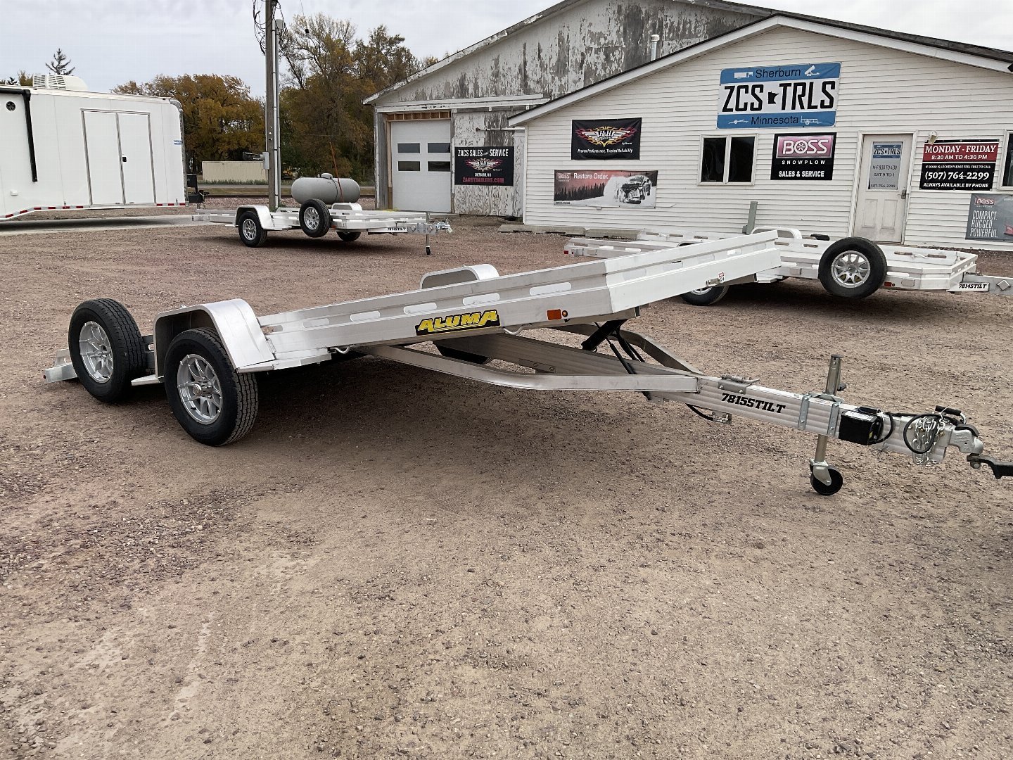 New 2025 Aluma 7815TILT-S-EL Utility Trailer